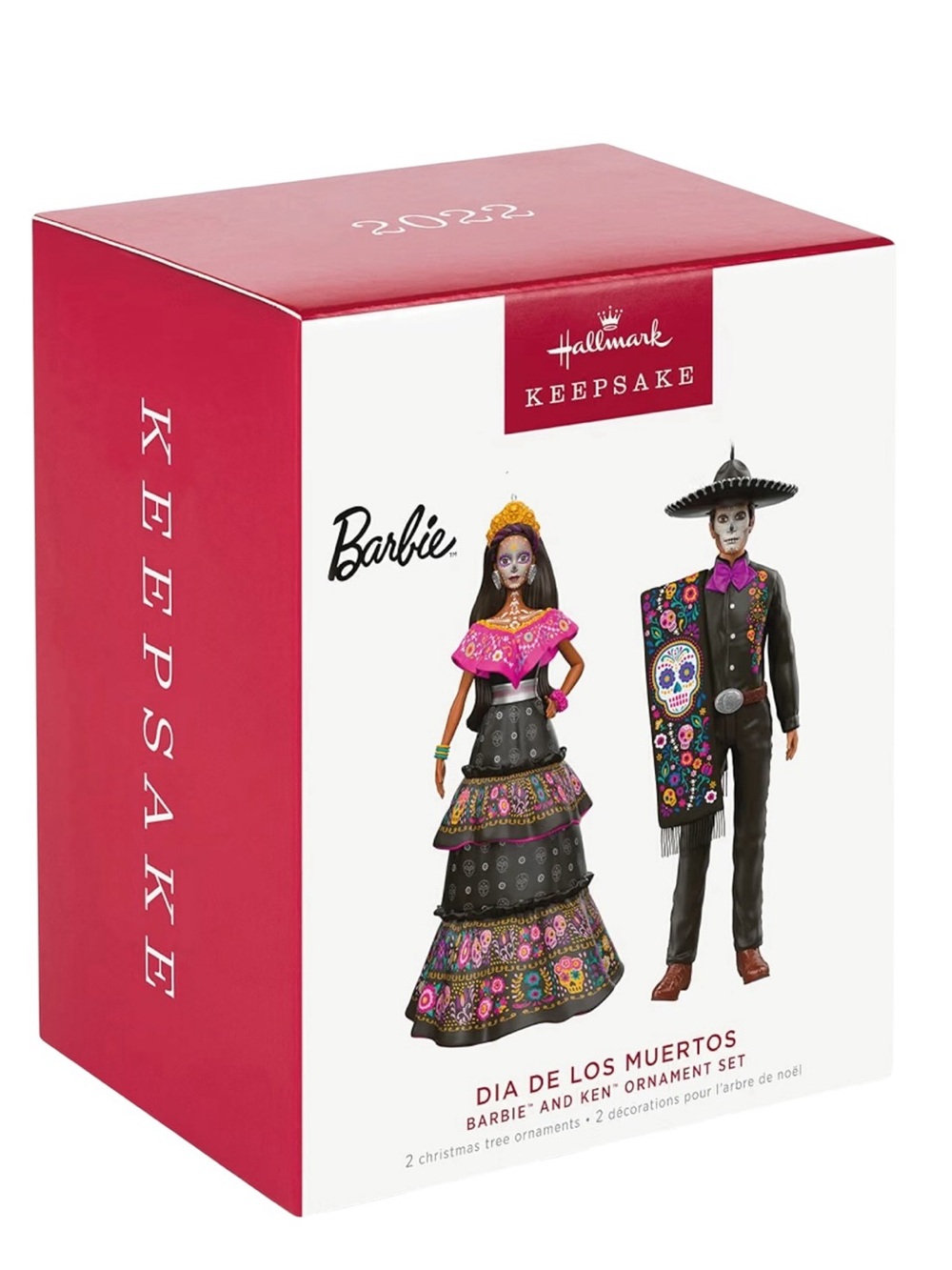 Hallmark Keepsake "Día de los Muertos" Barbie & Ken Ornament Set (2-Piece) – 202